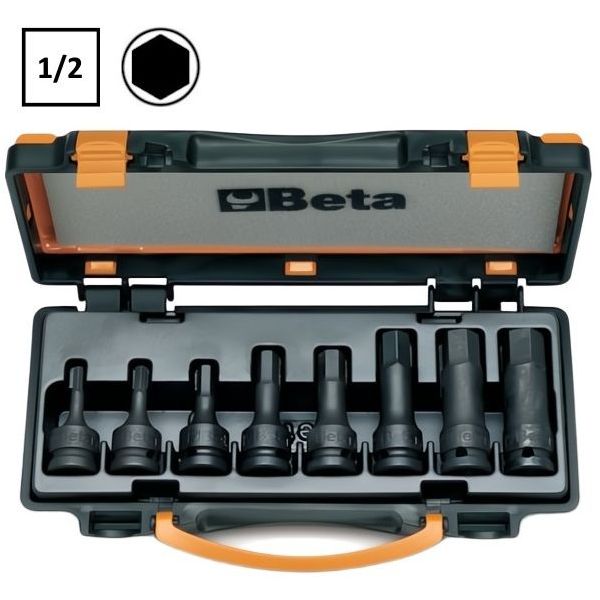 BETA   720ME/C8 SERIE 8 CHIAVI BUSSOLA MACCHINA MASCHIO ESAGONALE 1/2"