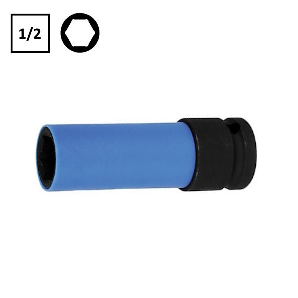 BETA   720LC CHIAVE A BUSSOLA MACCHINA DADI RUOTE COLORATA 1/2" MM24