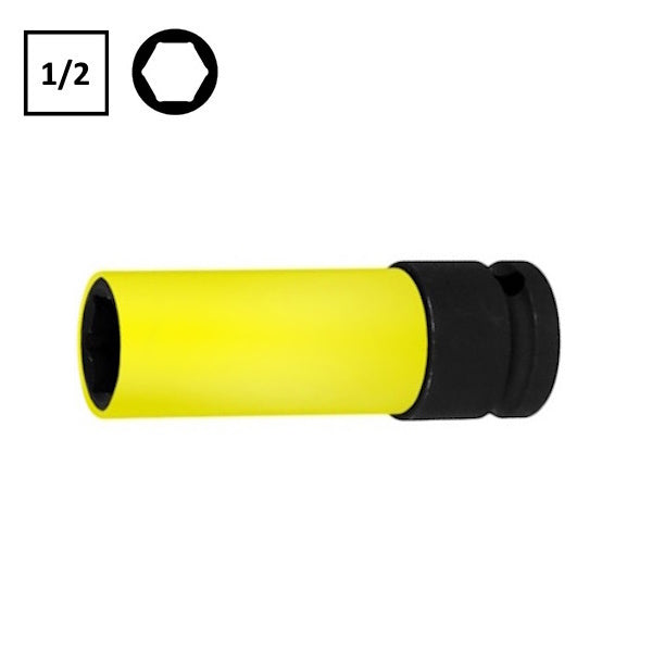 BETA   720LC CHIAVE A BUSSOLA MACCHINA DADI RUOTE COLORATA 1/2" MM19