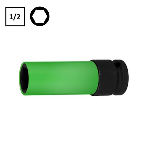 BETA   720LC CHIAVE A BUSSOLA MACCHINA DADI RUOTE COLORATA 1/2" MM22