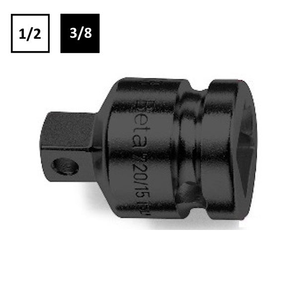 BETA   720/15 RACCORDO MACCHINA QUADRO FEMMINA 1/2" E MASCHIO 3/8"