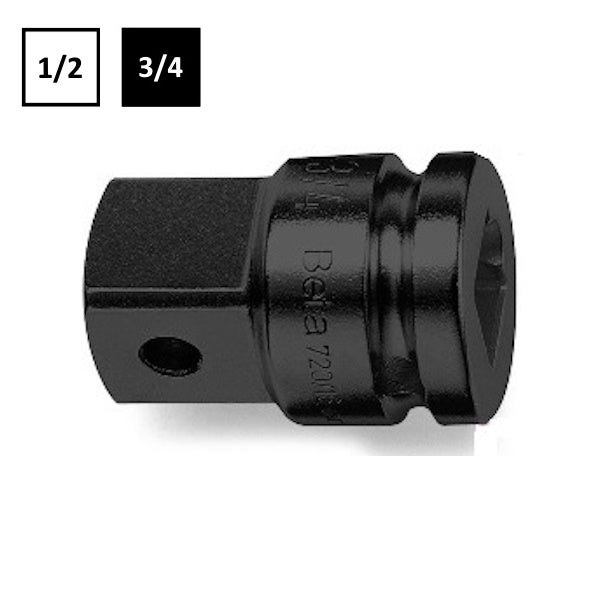 BETA   720/16 RACCORDO MACCHINA QUADRO FEMMINA 1/2" E MASCHIO 3/4"
