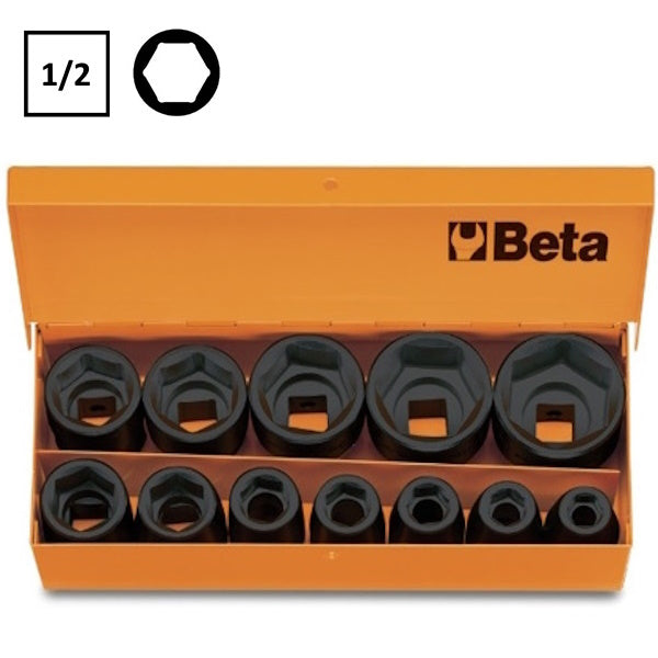 BETA   720/C12 SERIE 12 CHIAVI A BUSSOLA MACCHINA ESAGONALI DA 1/2"(A24)