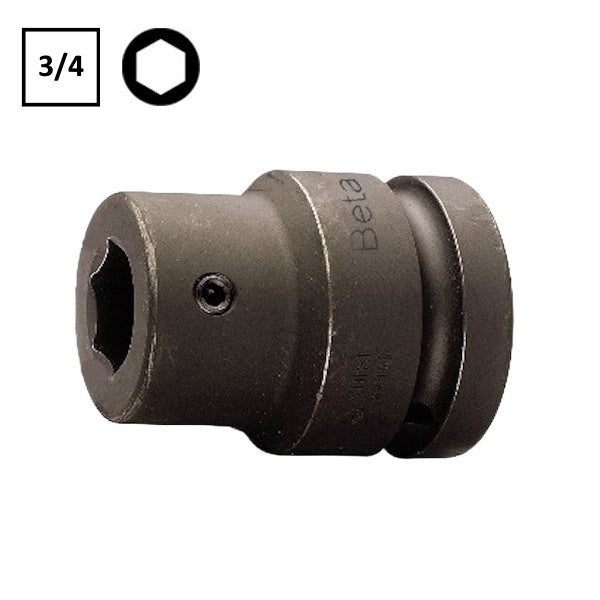 BETA   727PI/16 BUSSOLA PORTAINSERTI CON ATTACCO QUADRO FEMMINA 3/4"