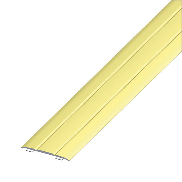 ALFER PROFILO RACCORDO PIATTO ALLUMINIO ANODIZZATO OTTONE MM37X2,5 MT1