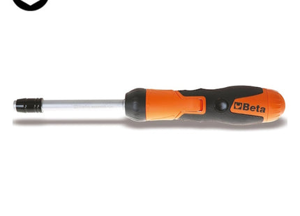 BETA   855P GIRAVITE PORTAINSERTI A CRICCHETTO E 7 INSERTI 1/4"(A2024)