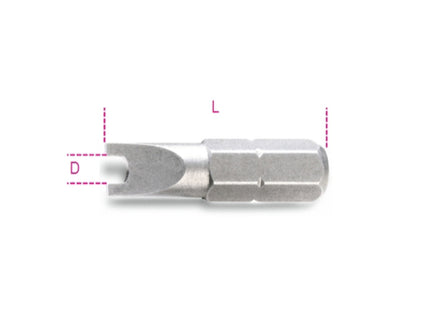 BETA   861SP INSERTO BIT PER VITI CON IMPRONTA SPANNER ATTACCO 1/4" SP8