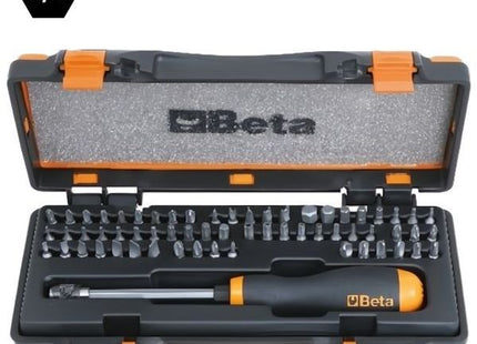 BETA   861/C61P SET DI 61 INSERTI BITS CON PORTAINSERTI DA 1/4"