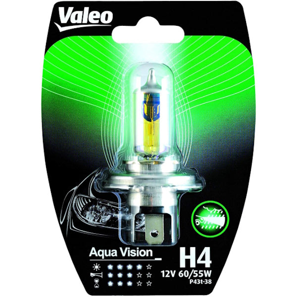 VALEO LAMPADINA LINEA AQUA VISION H4 12V 60/55W