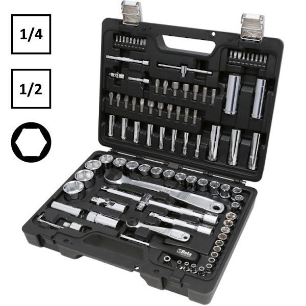 BETA BW 903E/C98 SERIE 45 CHIAVI A BUSSOLA ESAGONALI 1/4"-1/2"