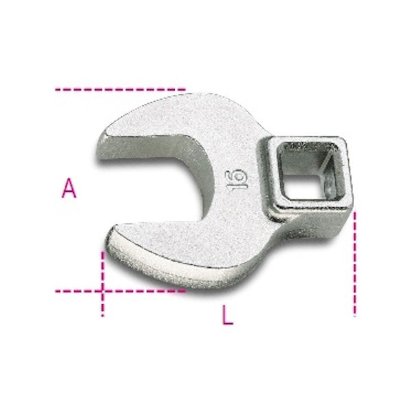 BETA   910CF CHIAVE A ZAMPA DI GALLO 3/8&quot;