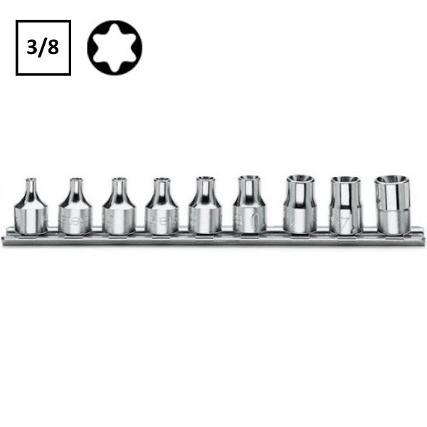 BETA   910FTX/SB9 SERIE 9 CHIAVI A BUSSOLA TORX 3/8"