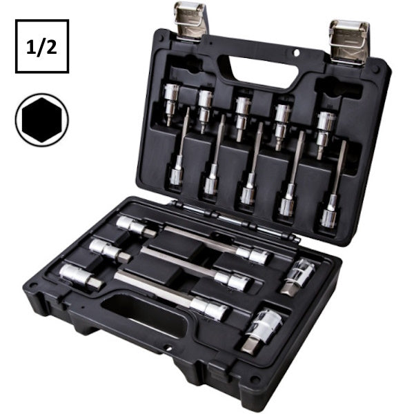 BETA BW 923E-PE/C18 SERIE 18 CHIAVI A BUSSOLA MASCHIO ESAGONALE 1/2"