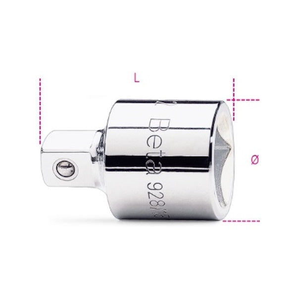 BETA   928/15 RACCORDO QUADRO FEMMINA 3/4" MASCHIO 1/2"