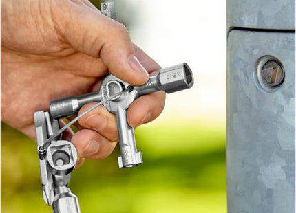 KNIPEX CHIAVE UNIVERSALE TWINKEY PER TUTTI I SISTEMI DI CHIUSURA COMUNI