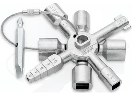 KNIPEX CHIAVE UNIVERSALE TWINKEY PER TUTTI I SISTEMI DI CHIUSURA COMUNI