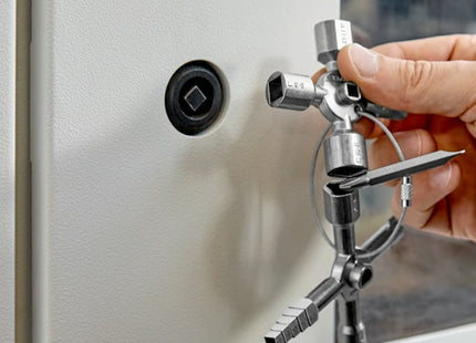 KNIPEX CHIAVE UNIVERSALE TWINKEY PER TUTTI I SISTEMI DI CHIUSURA COMUNI