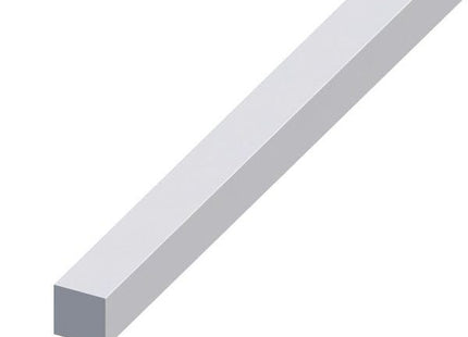 ALFER BARRA QUADRATA ALLUMINIO ANODIZZATO ARGENTO MM10X10 MT1