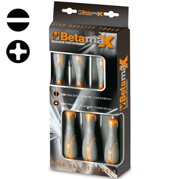 BETA  1293/D8 SERIE DI 8 GIRAVITI A TAGLIO E A CROCE PHILLIPS