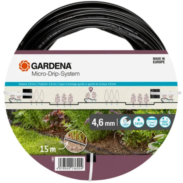 GARDENA 01362 TUBO GOCCIOLANTE MM 4,6 (3/16") DA MT15