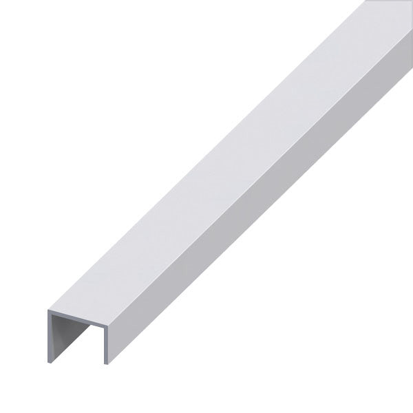 ALFER PROFILO PER MANIGLIE ALLUMINIO ANODIZZATO ARGENTO MM20X22X1,5 MT1