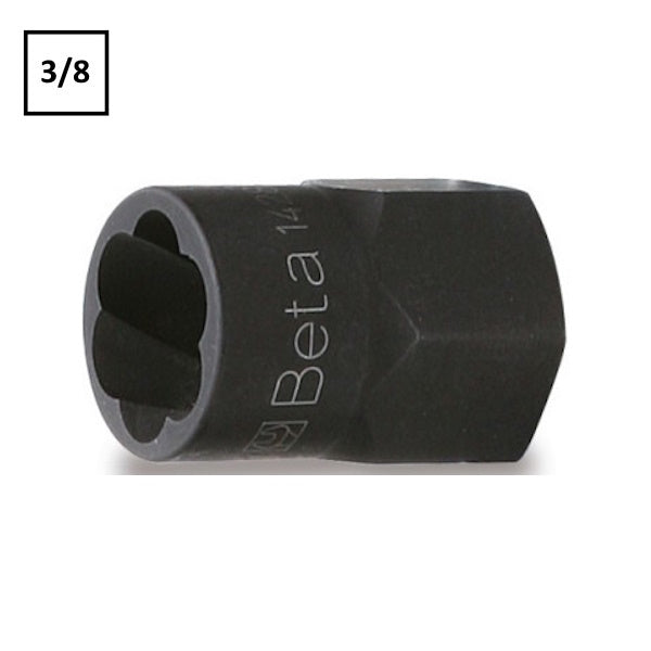BETA  1428 ESTRATTORE PER DADI DANNEGGIATI MM14 CON ATTACCO QUADRO 3/8"