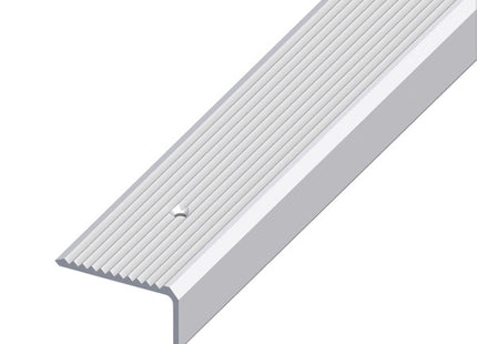 ALFER PROFILO PER SCALE ALLUMINIO ANODIZZATO ARGENTO MM41X23 MT1