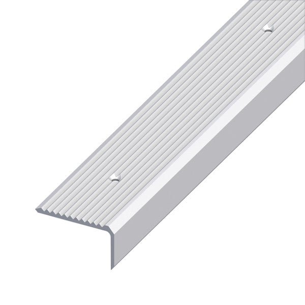 ALFER PROFILO PER SCALE ALLUMINIO ANODIZZATO ARGENTO MM41X23 MT1