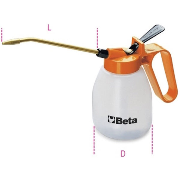 BETA  1752 OLIATORE IN PLASTICA A PRESSIONE CANNUCCIA RIGIDA