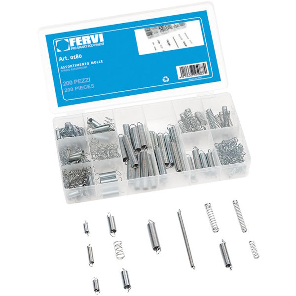 FERVI ASSORTIMENTO DI MOLLE TOTALE PZ200