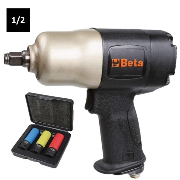 BETA  1927CD AVVITATORE REVERSIBILE DA 1/2" + 3 BUSSOLE*