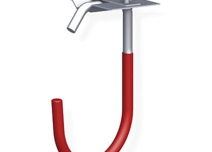 ALFER GANCIO PER BICICLETTE GOMMATO ROSSO MM125 PORTATA MAX KG30