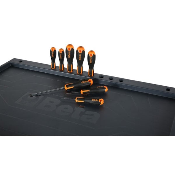 BETA RSC24/7-OVIS CASSETTIERA 7 CASSETTI+224 UTENSILI INDUSTRIA ARANCIO