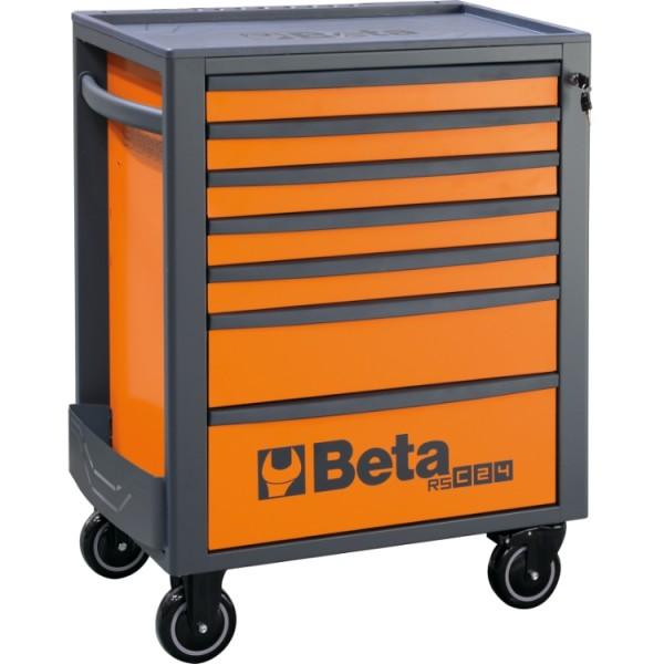 BETA RSC24/7-OVIS CASSETTIERA 7 CASSETTI+224 UTENSILI INDUSTRIA ARANCIO