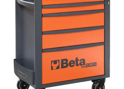 BETA RSC24/5-O CASSETTIERA MOBILE CON 5 CASSETTI ARANCIO/ANTRACITE