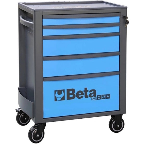 BETA RSC24/5-B CASSETTIERA MOBILE CON 5 CASSETTI BLU