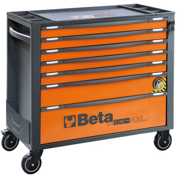 BETA RSC24AXL/7-O CASSETTIERA MOBILE CON 7 CASSETTI MOD. LUNGO ARANCIO
