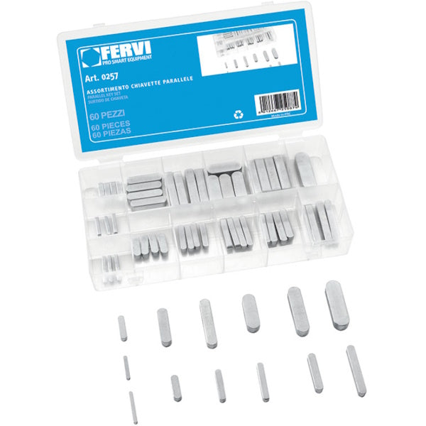FERVI ASSORTIMENTO DI CHIAVETTE PARALLELE TOTALE PZ60