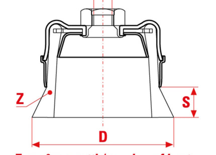 SIT SPAZZOLA A TAZZA A MAZZETTI RITORTI D.MM 70 M14 ART.0730 TECH