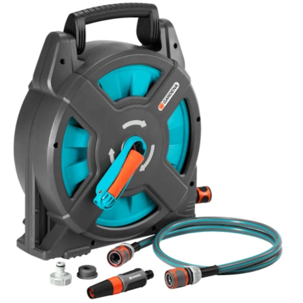 GARDENA 02662 AVVOLGITUBO CON TUBO DA MT15 ACQUABOX 15 CLASSIC