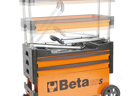 BETA C27S-R CARRELLO PORTAUTENSILI RICHIUDIBILE VUOTO ROSSO (A2024)