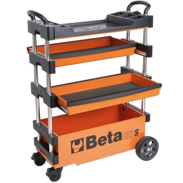 BETA C27S-O CARRELLO PORTAUTENSILI RICHIUDIBILE VUOTO ARANCIO (A2024)