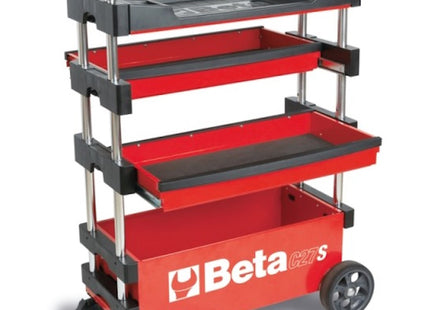 BETA C27S-R CARRELLO PORTAUTENSILI RICHIUDIBILE VUOTO ROSSO (A2024)