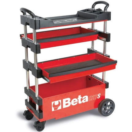 BETA C27S-R CARRELLO PORTAUTENSILI RICHIUDIBILE VUOTO ROSSO (A2024)