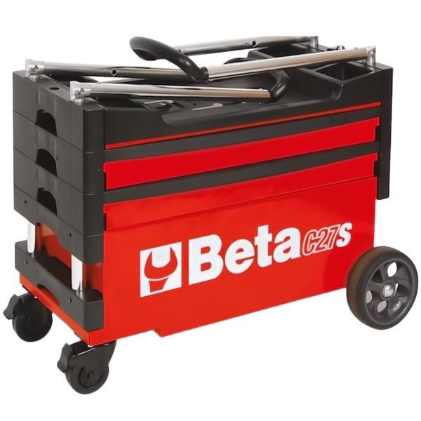BETA C27S-R CARRELLO PORTAUTENSILI RICHIUDIBILE VUOTO ROSSO (A2024)