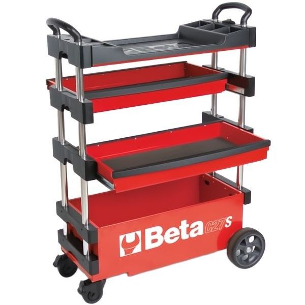BETA C27S-R CARRELLO PORTAUTENSILI RICHIUDIBILE VUOTO ROSSO (A2024)