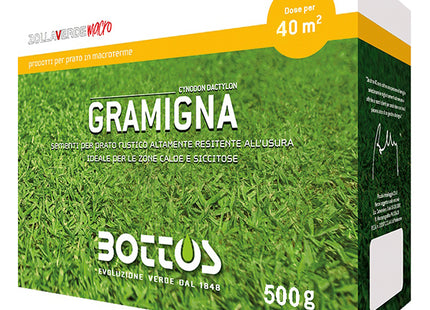 BOTTOS SEMENTI SELEZIONATE DI GRAMIGNA COMUNE SCATOLA DA KG0,5