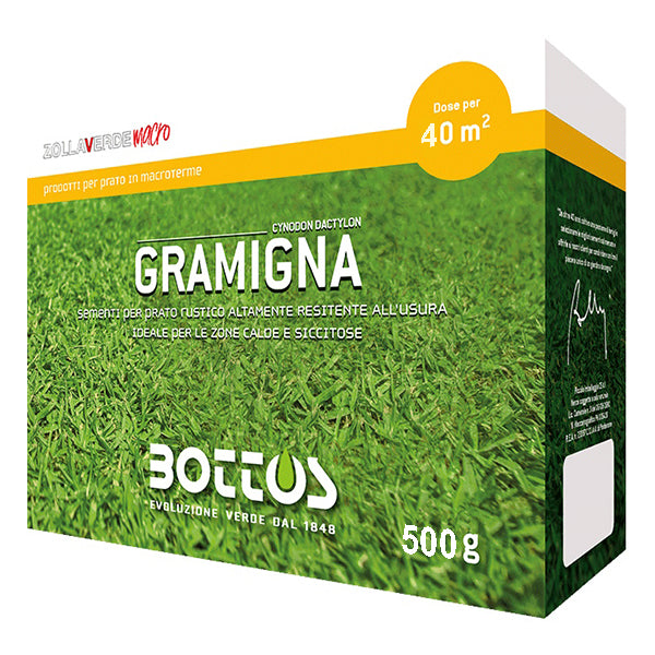 BOTTOS SEMENTI SELEZIONATE DI GRAMIGNA COMUNE SCATOLA DA KG0,5