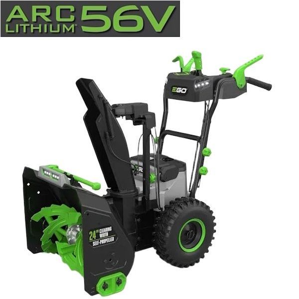 EGO SPAZZANEVE A BATTERIA SNT2400E KIT 56V 2 BATTERIE +2 CARICABATTERIE