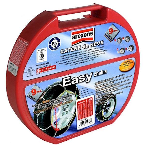 AREXONS CATENE DA NEVE EASY CHAINS MISURA 40*